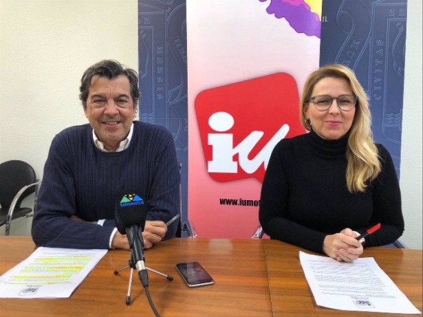 Jose García Llorente e Inmaculada Omiste, en imagen de archivo (IU) 