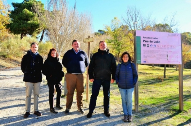 Visita al área recreativa de Puerto Lobo (JUNTA) Visita al área recreativa de Puerto Lobo (JUNTA)