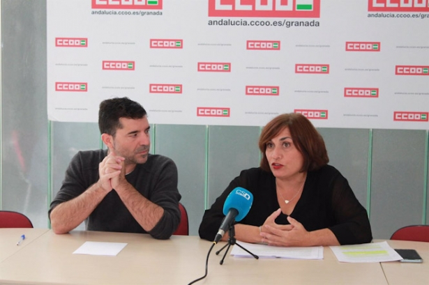 Daniel Mesa y Clara Castarnado, de CCOO (CCOO)