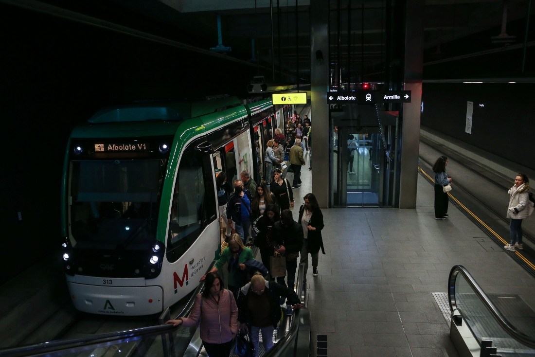 Metro de Granada, en imagen de archivo (JUNTA DE ANDALUCÍA)