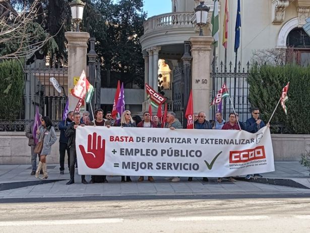 Imagen de la concentración (CCOO)