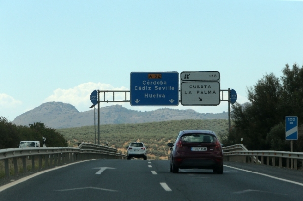 A?92 a su paso por Cuesta de La Palma (JUNTA) A?92 a su paso por Cuesta de La Palma (JUNTA)