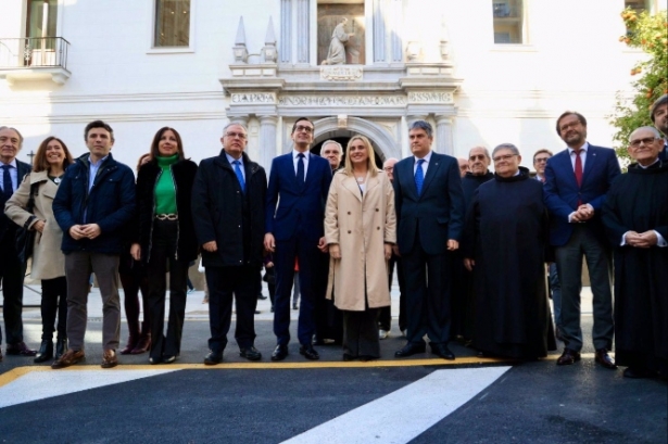 Presentación de la restauración de la primera crujía de San Juan de Dios (PERFIL DE MARIFRÁN CARAZO EN LA RED SOCIAL `X`) Presentación de la restauración de la primera crujía de San Juan de Dios (PERFIL DE MARIFRÁN CARAZO EN LA RED SOCIAL `X`)