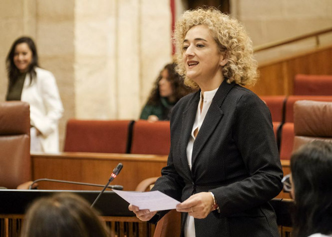 La parlamentaria andaluza del PP, Rosa Fuentes (PP)