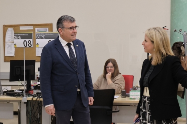 Imagen de la visita al SEPE (SUBDELEGACIÓN)