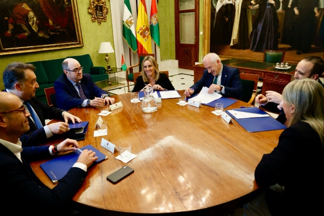 Firma del convenio (AYTO. GRANADA) 