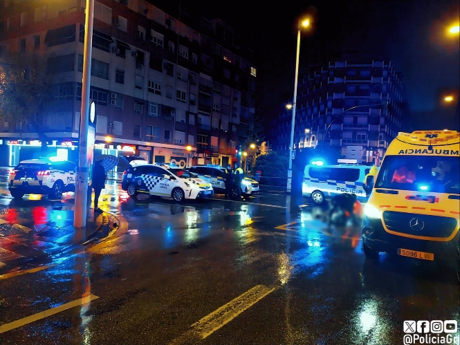 Atropello mortal en Granada (POLICÍA LOCAL DE GRANADA)