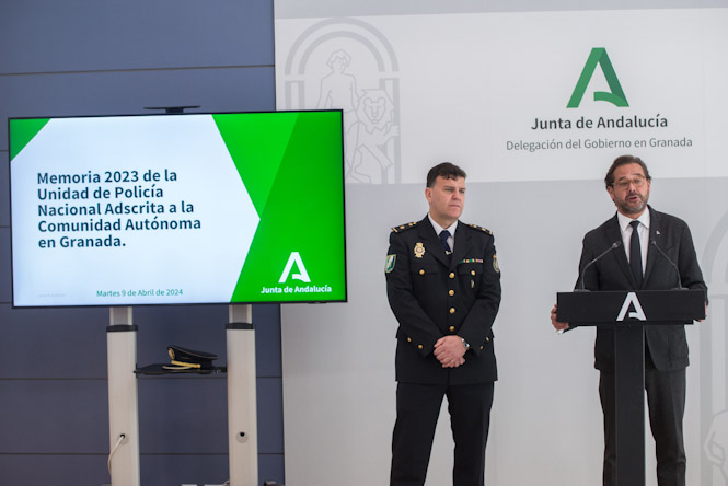 Presentación de la memoria de 2023 de la policía adscrita a la Junta (JUNTA)