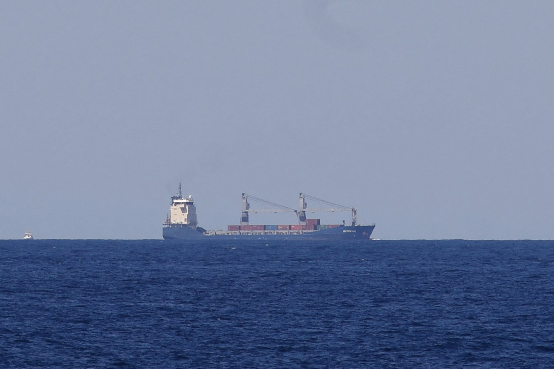 El buque Borkum llegando al puerto de Cartagena, a 16 de mayo de 2024, en Cartagena, Región de Murcia (M.C - EUROPA PRESS)