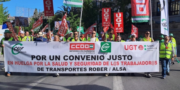 Manifestación de los trabajadores de Rober (CCOO) Manifestación de los trabajadores de Rober (CCOO)