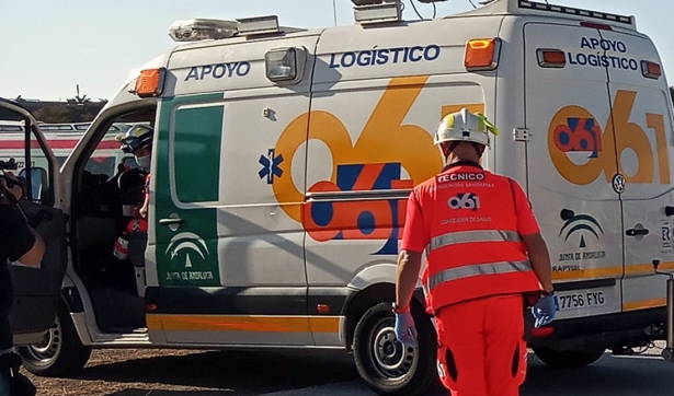 Ambulancia del 061. Archivo. (EMERGENCIAS 112) Ambulancia del 061. Archivo. (EMERGENCIAS 112)