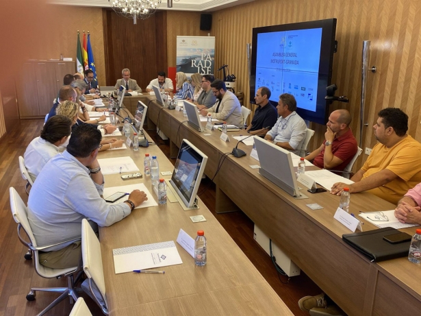 Reunión de la asamblea de Motrilport presidida por el presidente de la Autoridad Portuaria de Motril, José García Fuentes (PUERTO)