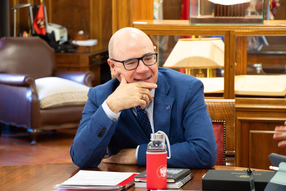 El rector de la Universidad de Granada, Pedro Mercado, en imagen de archivo (PERFIL DE LA UGR EN LA RED SOCIAL `X`)