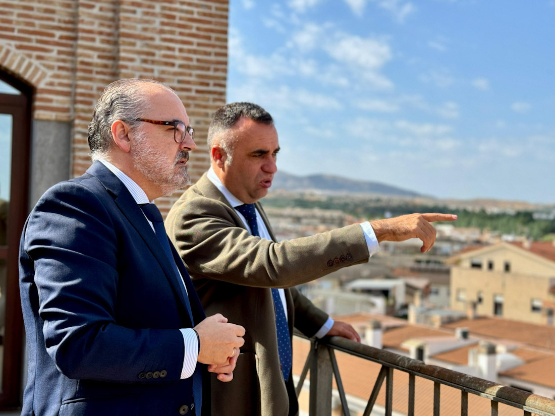 Imagen de la visita a Alhendín (JUNTA)