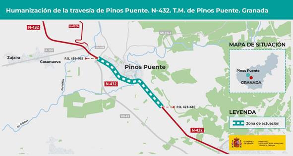 Humanización de la travesía de Pinos Puente (SUBDELEGACIÓN) Humanización de la travesía de Pinos Puente (SUBDELEGACIÓN)