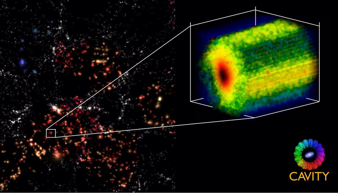 La UGR lidera un proyecto que ofrece a la comunidad científica imágenes tridimensionales de 100 galaxias (UGR)