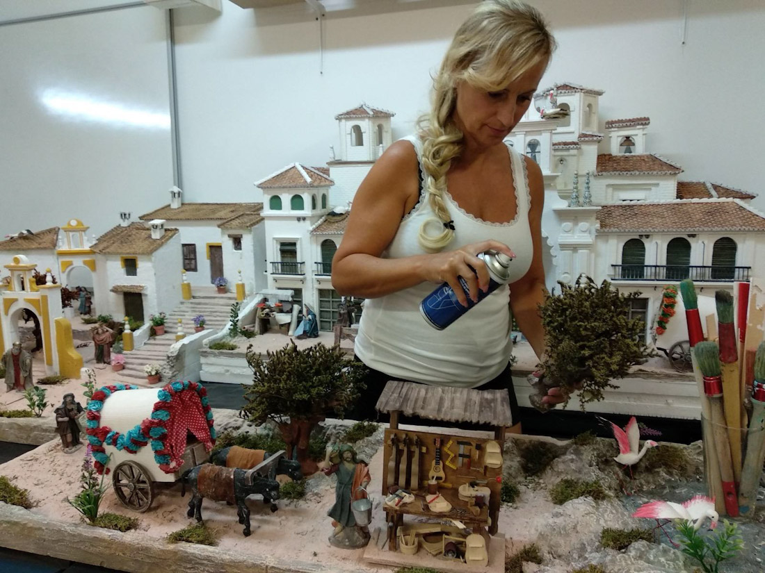 Preparación del belén (AYTO. HUÉTOR TÁJAR)