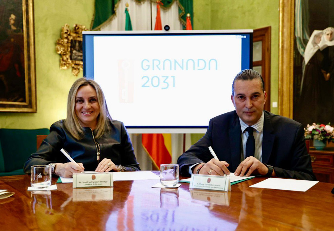 Firma de la adhesión (AYTO. GRANADA)