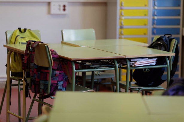 Imagen de recurso de un aula vacía. (EUROPA PRESS)