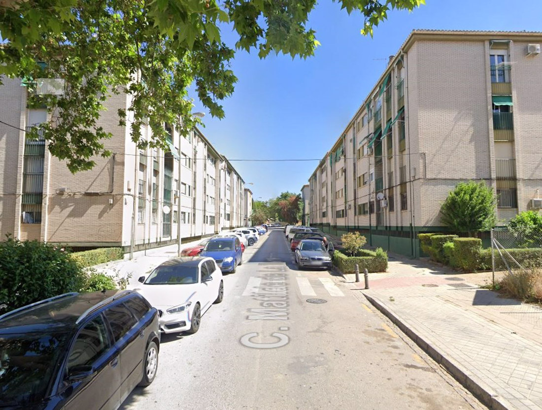 Calle Matilde de la Torre, en la que se ha producido el incendio (GOOGLE MAPS)