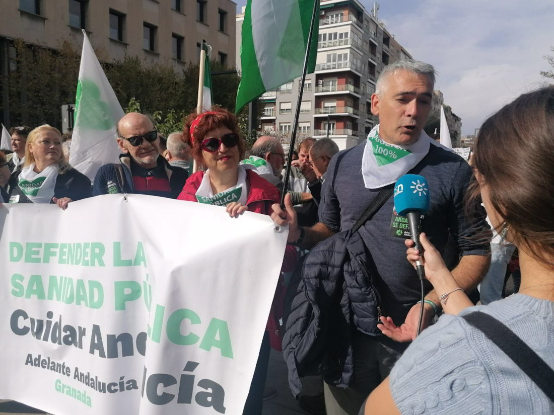 El portavoz de Adelante Andalucía en Granada, Angel García (ADELANTE ANDALUCÍA)