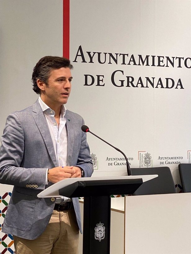 El portavoz del equipo de gobierno local de Granada, Jorge Saavedra, en imagen de archivo (AYUNTAMIENTO)