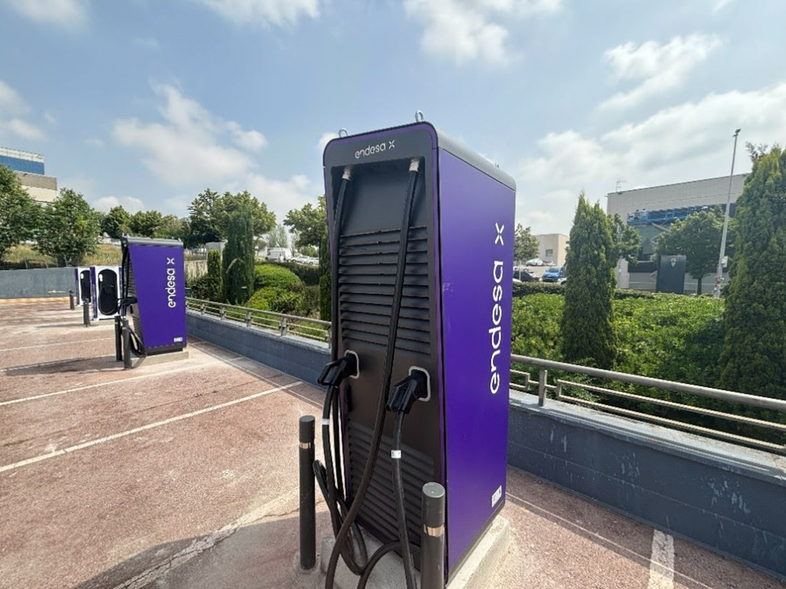 Punto de recarga para vehículos eléctricos (ENDESA)