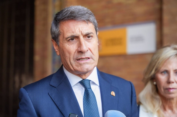 El delegado de Gobierno en Andalucía, Pedro Fernández, atiende a los medios de comunicación (FRANCISCO J. OLMO - EUROPA PRESS )