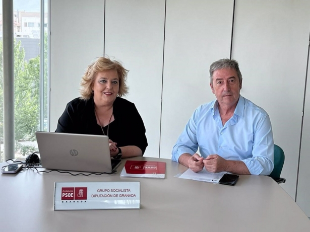 Los diputados del PSOE en la Diputación de Granada Fátima Gómez y Manuel Martínez, en imagen de archivo (PSOE) Los diputados del PSOE en la Diputación de Granada Fátima Gómez y Manuel Martínez, en imagen de archivo (PSOE)