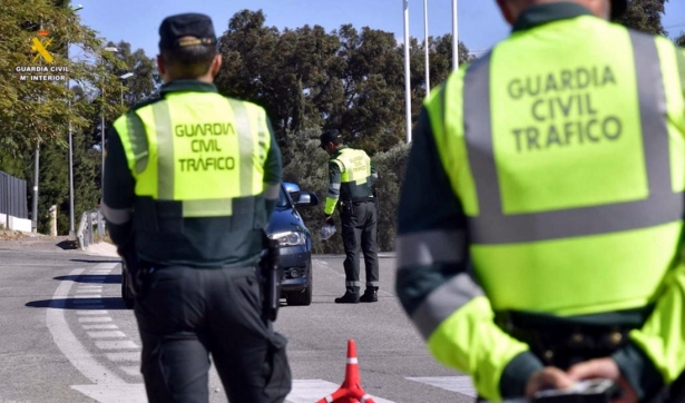 Control de tráfico de la Guardia Civil (ARCHIVO)