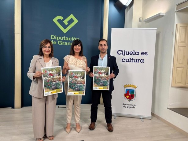 Juan Francisco Lizana en imagen de archivo en la presentación del Julio Cultural 2025 de Cijuela (DIPUTACIÓN)