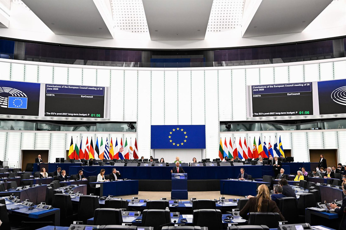 Vista general del hemiciclo del Parlamento Europeo en su sede de Estrasburgo (Francia), en imagen de archivo (LAURIE DIEFFEMBACQ /PARLAMENTO EUROPEO)