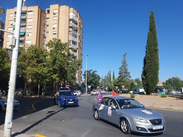 Caravana de coches (CCOO) Caravana de coches (CCOO)