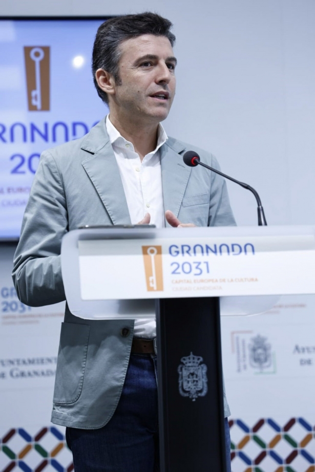 El portavoz del equipo de gobierno local de Granada, Jorge Saavedra, en imagen de archivo (AYUNTAMIENTO)