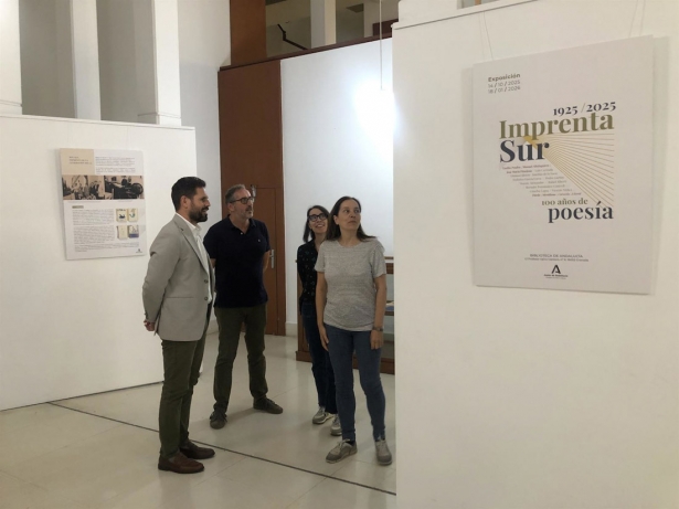 Presentación de la exposición `1925-2025. Imprenta Sur: 100 años de poesía` (JUNTA) Presentación de la exposición `1925-2025. Imprenta Sur: 100 años de poesía` (JUNTA)