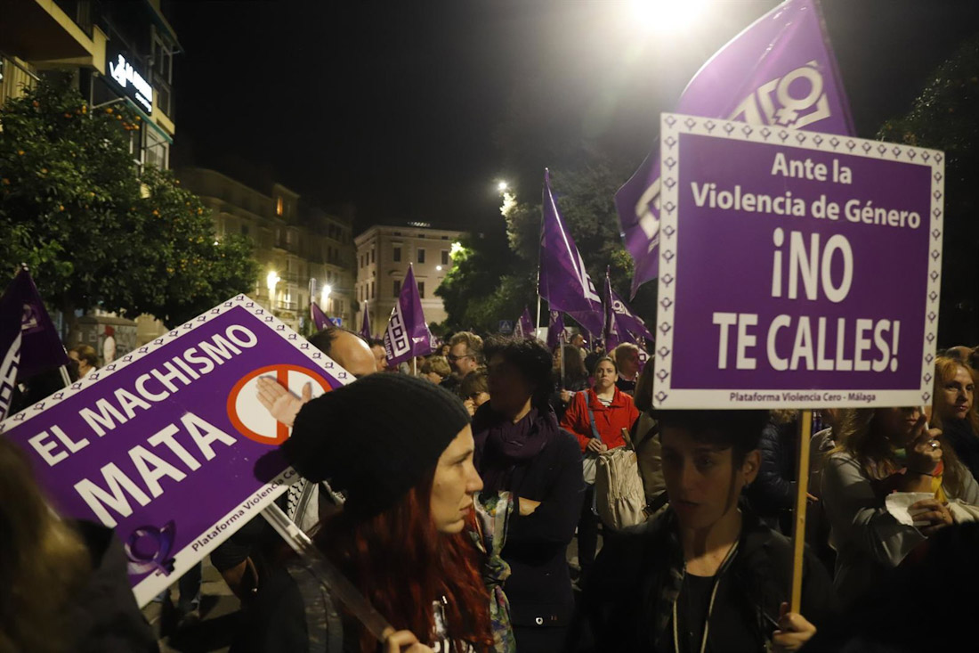 Imágenes de una manifestación con motivo del 25N. Archivo (ÁLEX ZEA - EUROPA PRESS)