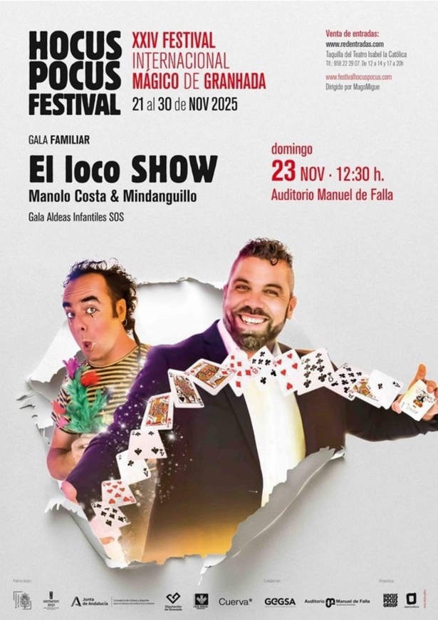 Cartel de `El Loco Show` en el Hocus Pocus Festival. (HOCUS POCUS FESTIVAL)