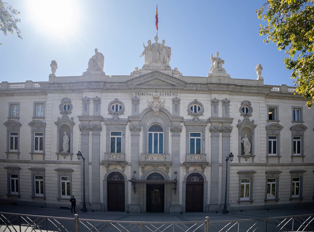 Fachada de la sede del Tribunal Supremo, el pasado septiembre (EDUARDO PARRA / EUROPA PRESS)