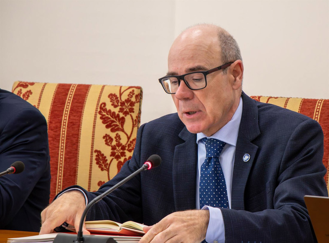 El rector de la Universidad de Granada, Pedro Mercado, en una imagen de archivo (UGR)