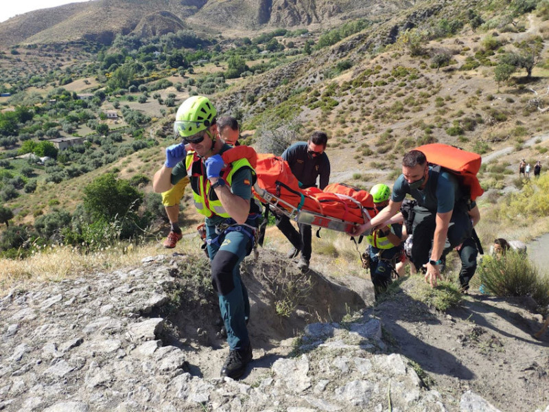 Rescate de la Guardia Civil en Granada. Archivo (GUARDIA CIVIL)
