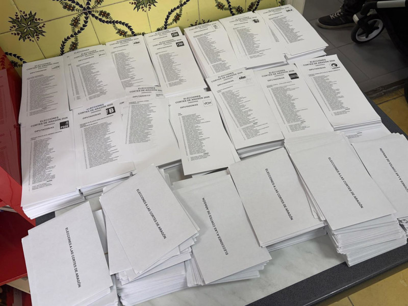 Papeletas electorales. Archivo (EUROPA PRESS)