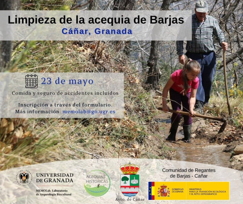Cartel para la limpieza de la acequia de Barjas (UGR) Cartel para la limpieza de la acequia de Barjas (UGR)