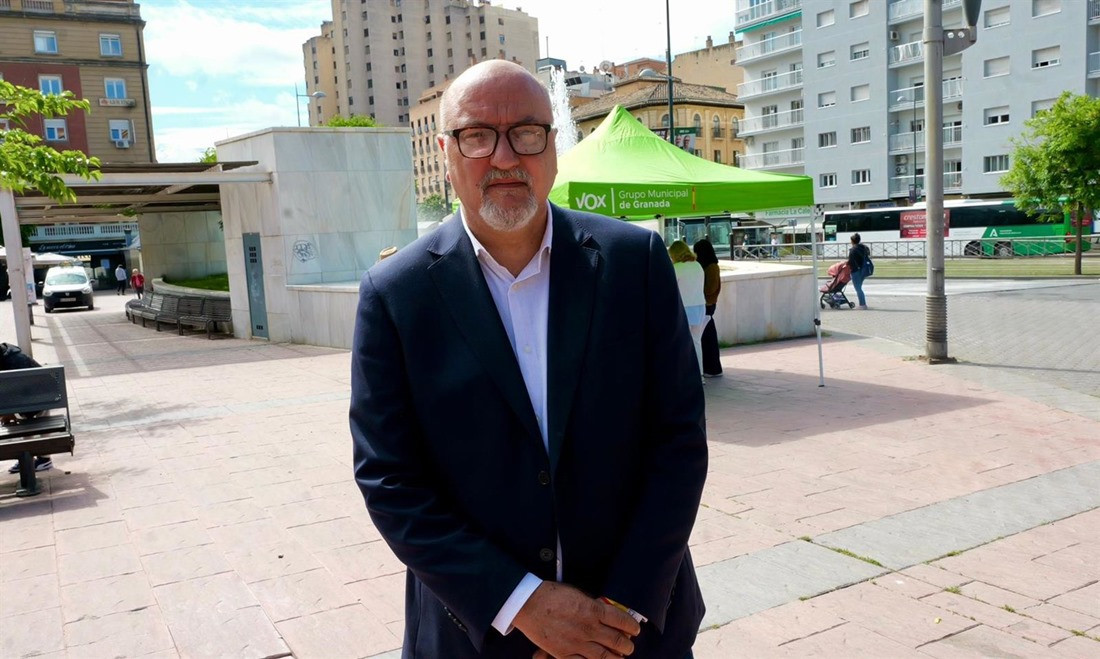 El candidato número dos de Vox por Granada a las elecciones andaluzas del 17 de mayo, Ricardo López Olea (VOX)