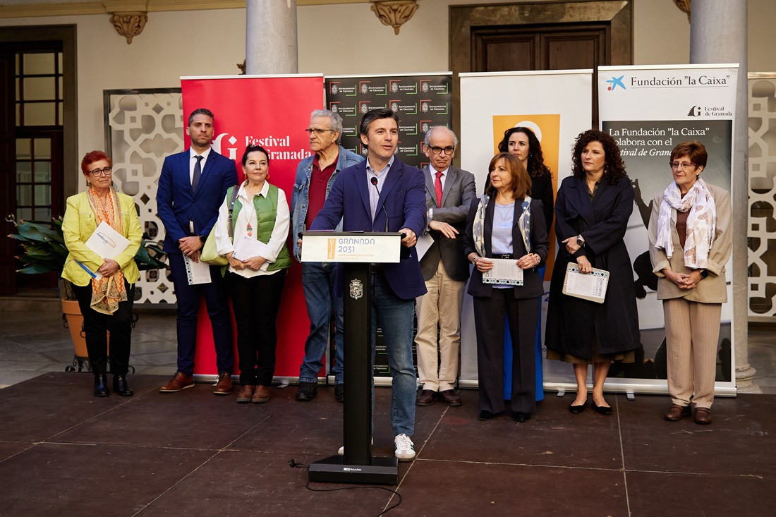 Presentación de la 15ª edición Conciertos Solidarios (FEX) (AYUNTAMIENTO DE GRANADA / FERMÍN RODRÍGUEZ)