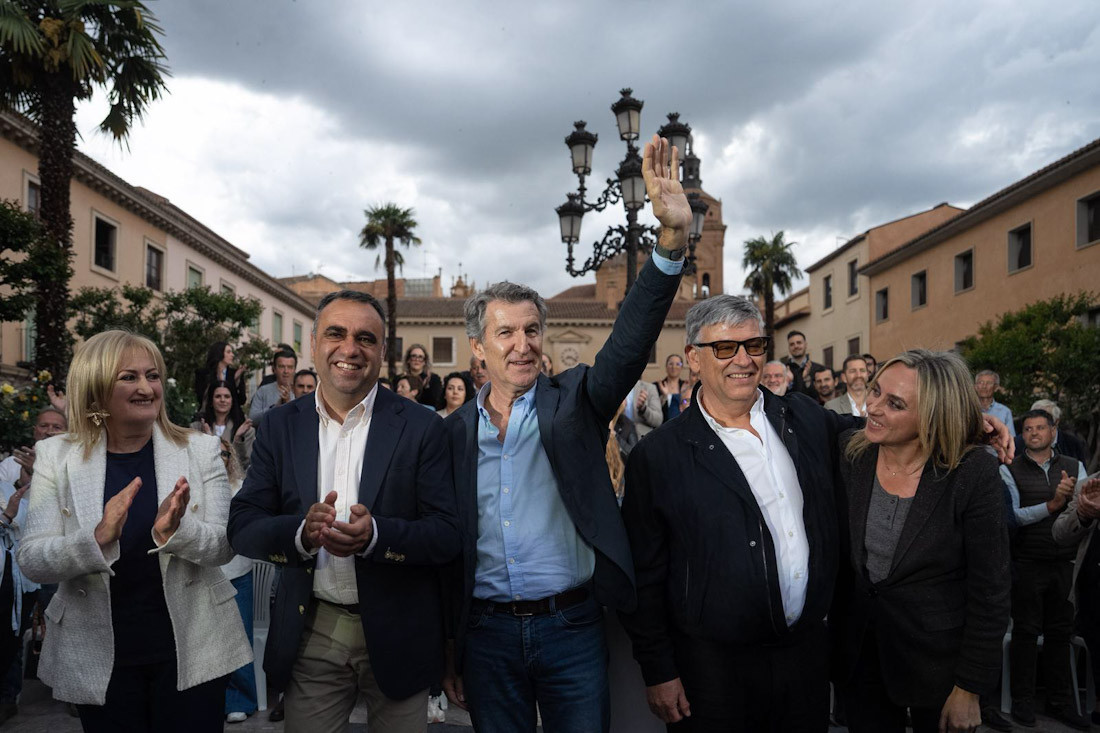Alberto Núñez Feijoo en Guadix (PP / DIEGO PUERTA)