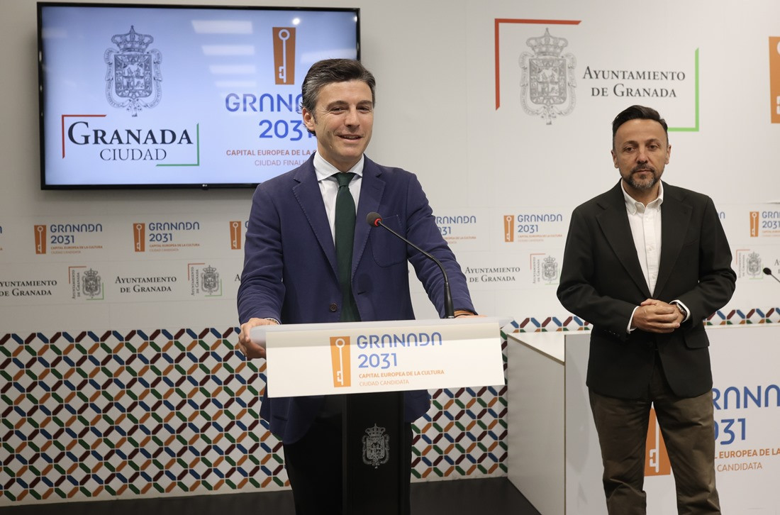 El portavoz del gobierno local, Jorge Saavedra, ofrece rueda de prensa (GPMEDIA)