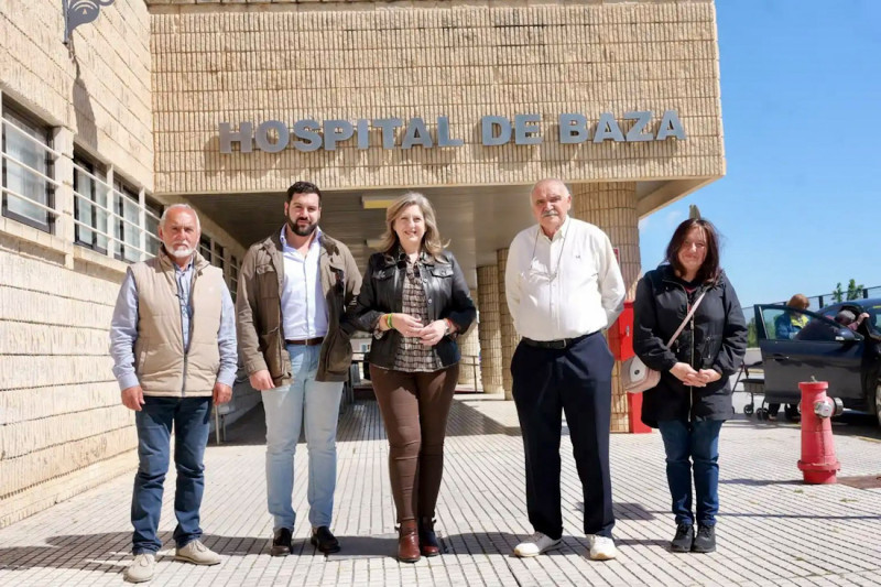 Vox critica desde el Hospital de Baza (Granada) las deficiencias en la atención sanitaria en la comarca del Altiplano (VOX)