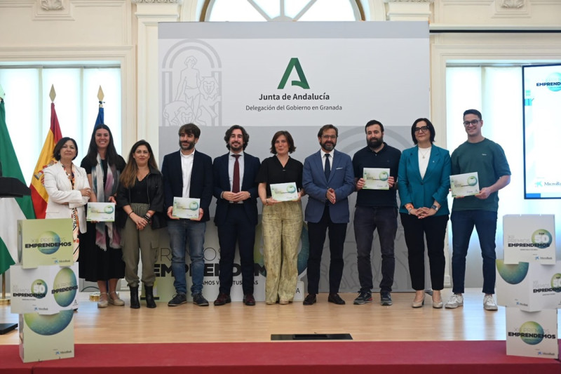 Empresas granadinas que han sido reconocidas en los premios Emprendedores (JUNTA)