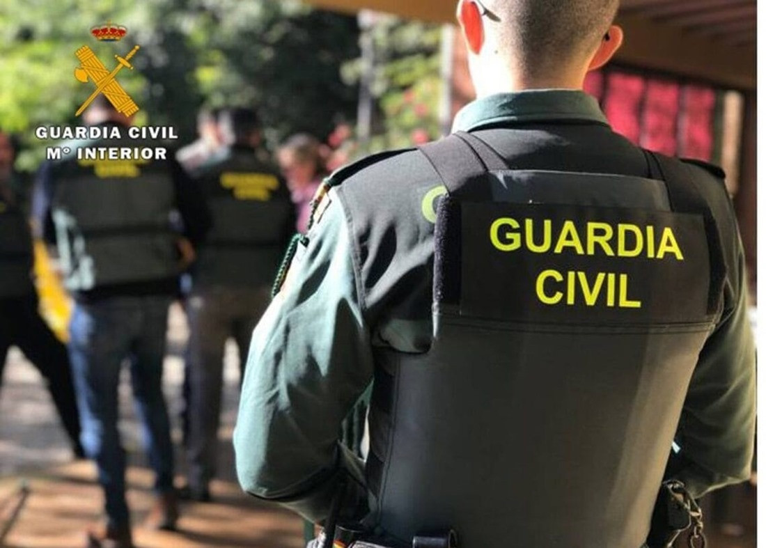 Imagen de recurso de un agente de la Guardia Civil de espaldas.