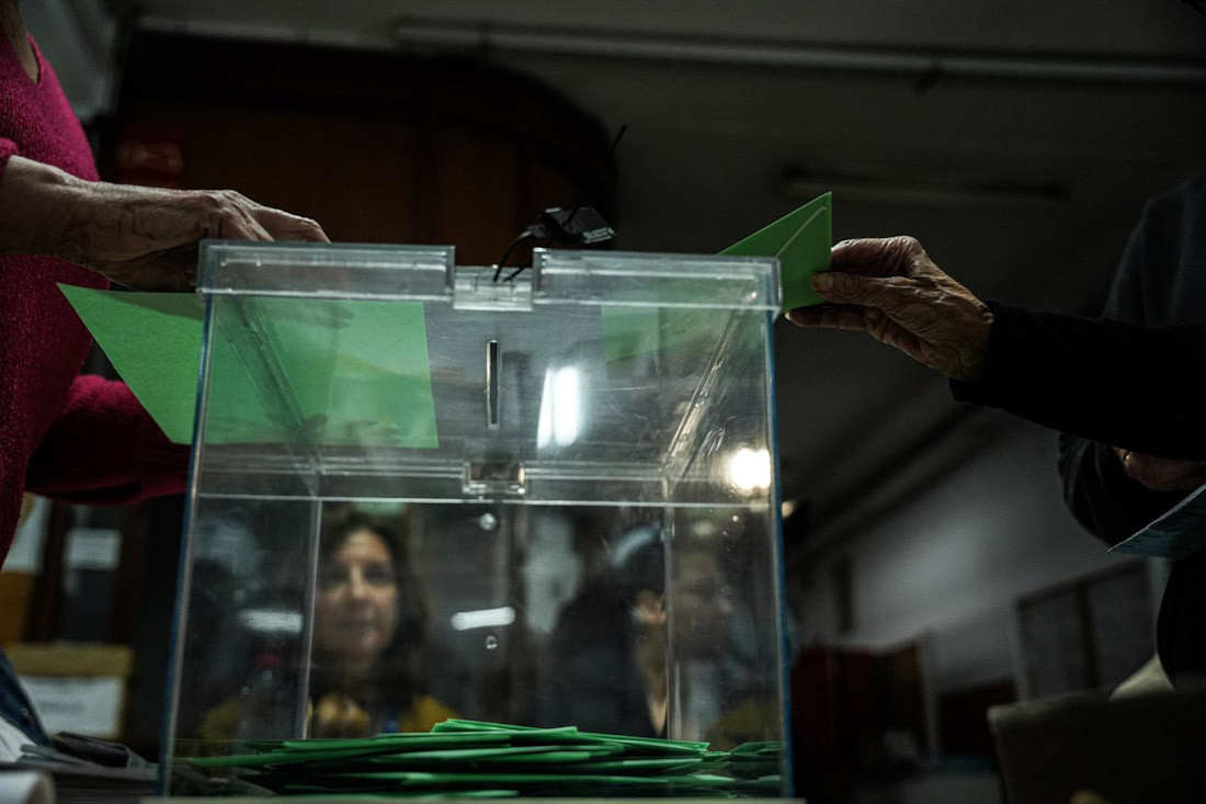 Imágenes de la jornada electoral en Andalucía (MARÍA JOSÉ LÓPEZ - EUROPA PRESS)